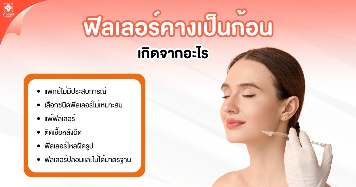 ฟิลเลอร์คางเป็นก้อนเกิดจากอะไร