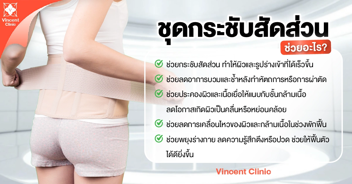 What does a body-shaping garment help with? ชุดกระชับสัดส่วนช่วยอะไร