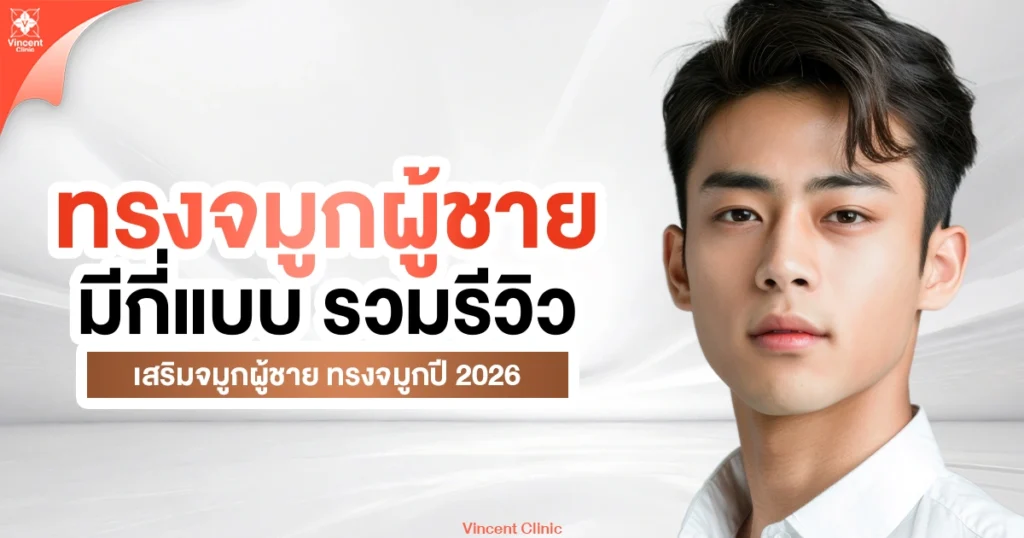 ทรงจมูกผู้ชายมีกี่แบบ รวมรีวิว