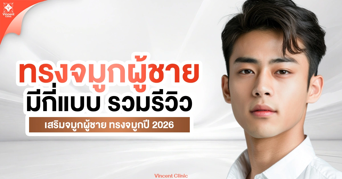 ทรงจมูกผู้ชายมีกี่แบบ รวมรีวิว