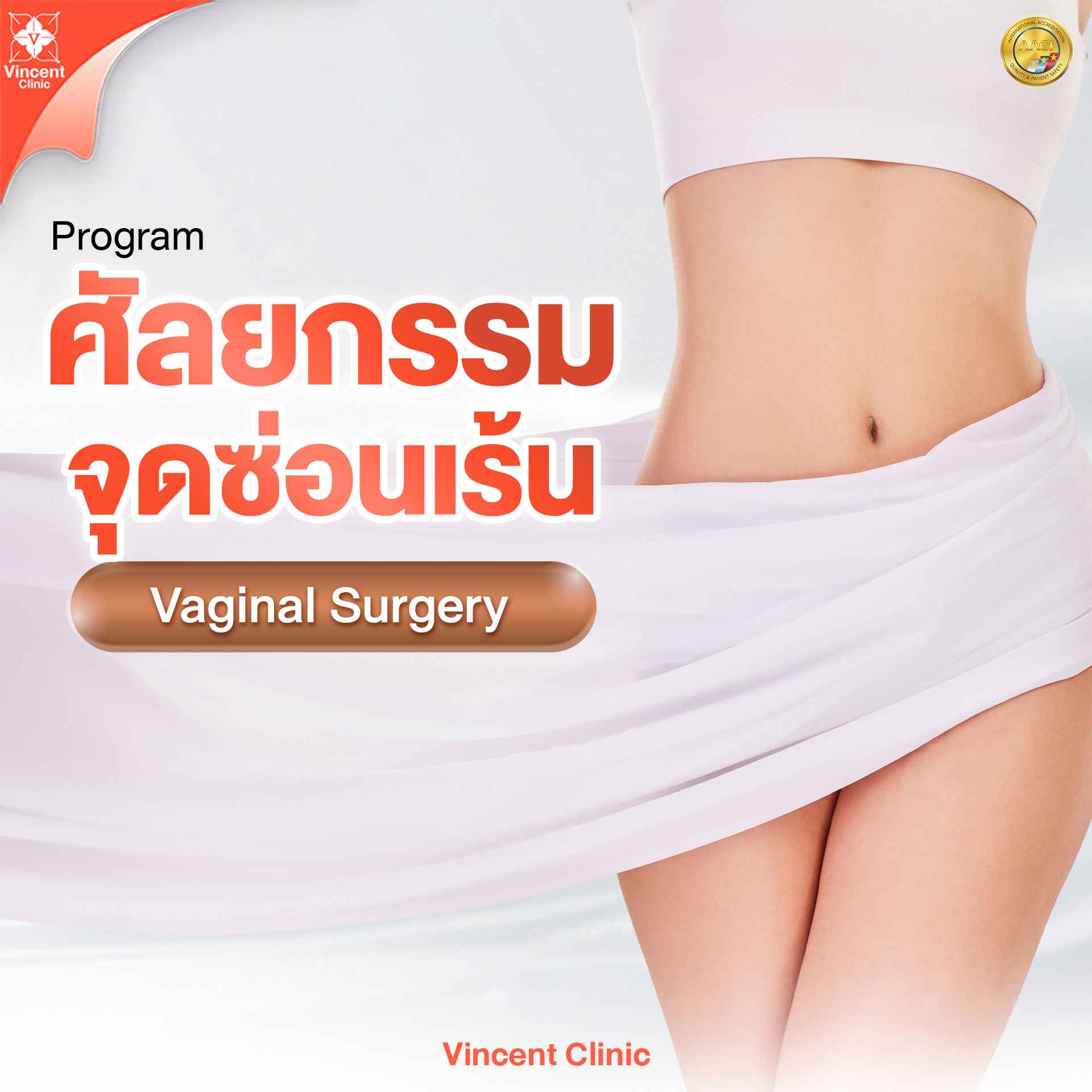 Service ศัลยกรรมน้องสาว จุดซ่อนเร้น Vincent Clinic