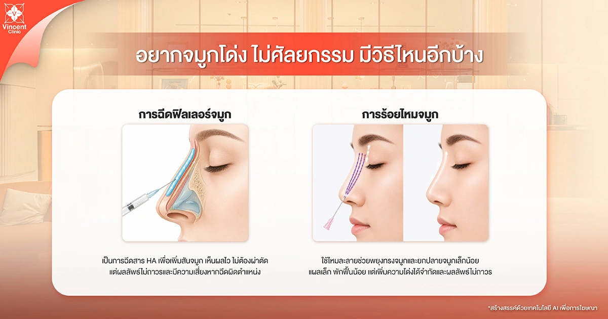 มีวิธีจมูกโด่งโดยไม่ศัลยกรรมไห