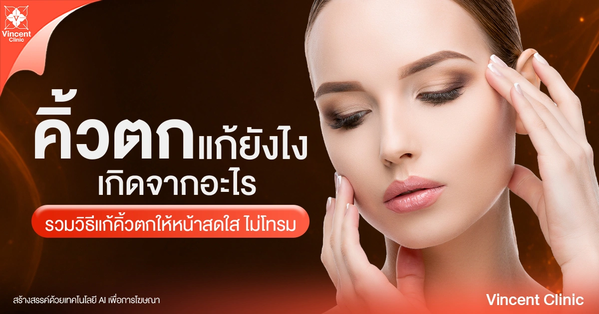 คิ้วตกแก้ยังไง