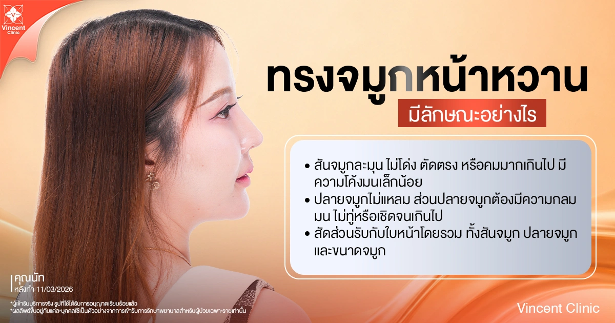 ทรงจมูกหน้าหวาน มีลักษณะยังไง